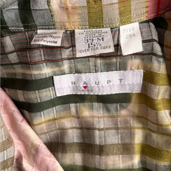 Colorful Patterned Men's Shirt Made in Germany - Picture 2 of 5